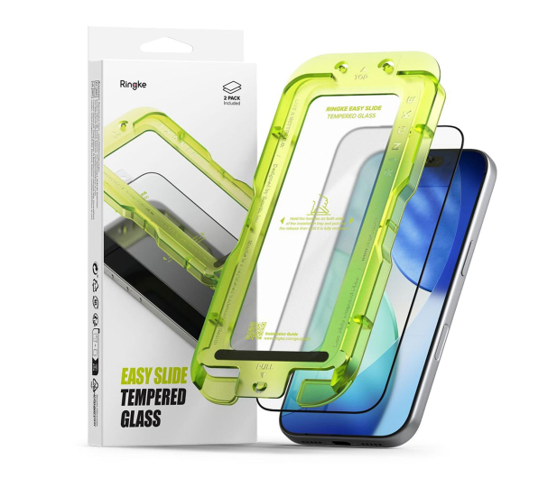 Ringke Easy Slide 2-Pack do Iphone 17 Pro Black 8800328811423 - 1359805 - zdjęcie